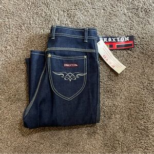 Vintage Braxton Straight Jeans 13 Long 28” Waist NWT
